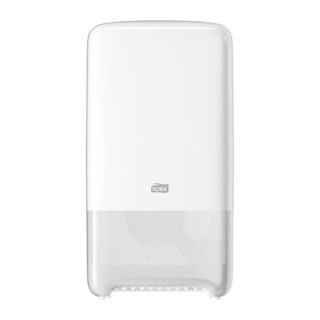 [HY557500] Toilet paper dispenser TORK Mid-size Twin white T6