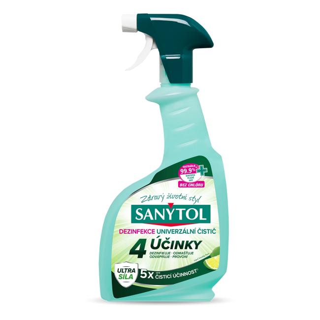 [HY632254] Sanytol univerzálny dezinfekčný čistič so 4 účinkami v spreji 500 ml