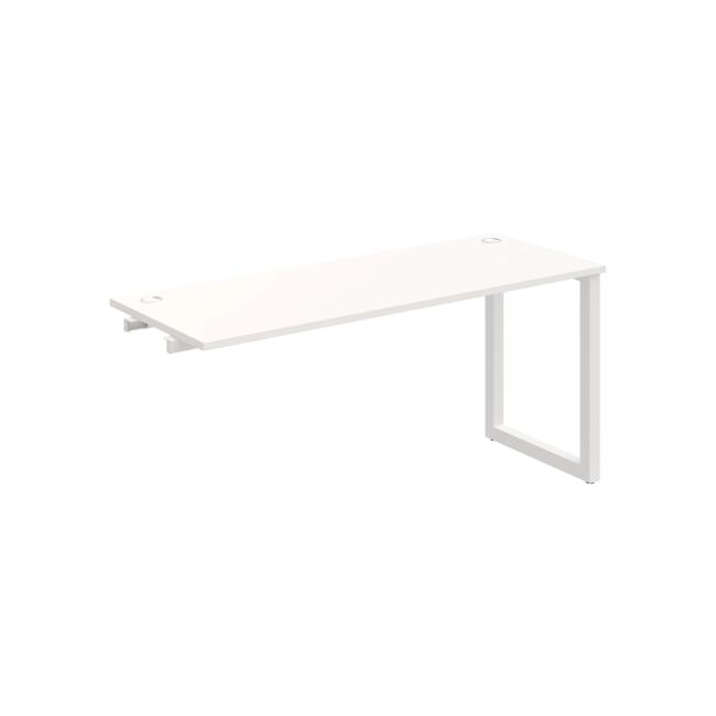 [ON919581] Work table UNI O, extendable. chain, 160x75.5x60 cm, white/white
