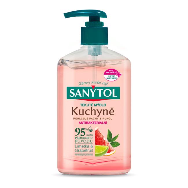 Sanytol liquid soap disinfectant 250 ml for removing odor from hands