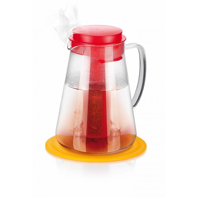 Jug TEO with brewing and cooling 2.5l red