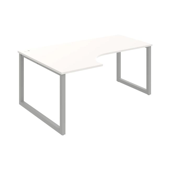 UNI O desk, ergo, right, 180x75.5x120 cm, white/grey