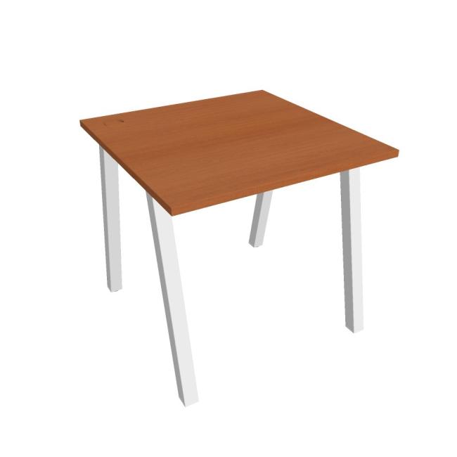 [ON919675] Work table UNI A, 80x75.5x80 cm, cherry/white