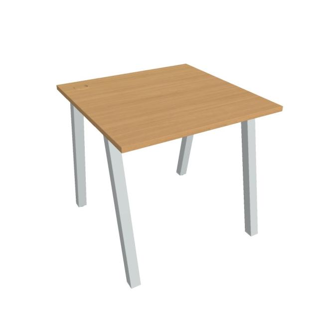 [ON919677] Work table UNI A, 80x75.5x80 cm, beech/grey
