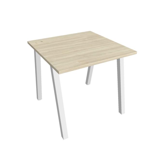 Work table UNI A, 80x75.5x80 cm, agate/white