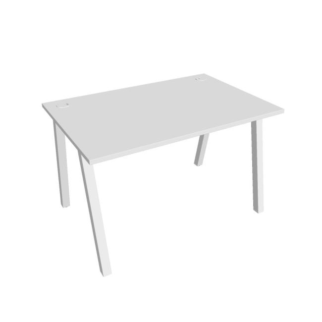 Work table UNI A, 120x75.5x80 cm, white/white