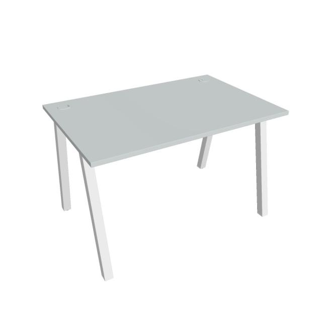 Work table UNI A, 120x75.5x80 cm, grey/white