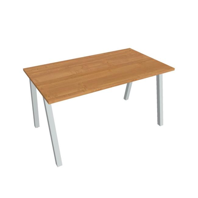 Work table UNI A, 140x75.5x80 cm, alder/grey