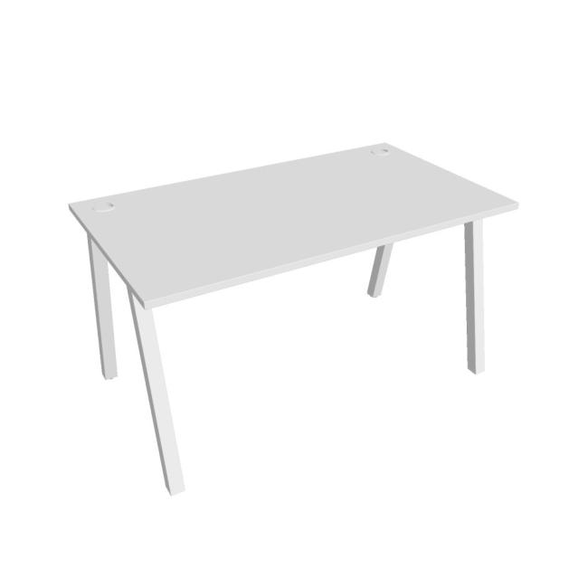 Work table UNI A, 140x75.5x80 cm, white/white