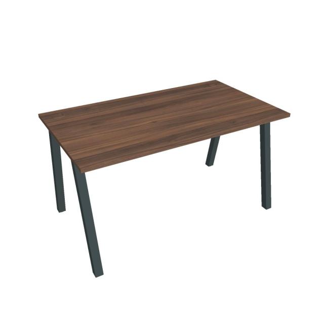 [ON919748] Work table UNI A, 140x75.5x80 cm, walnut/black