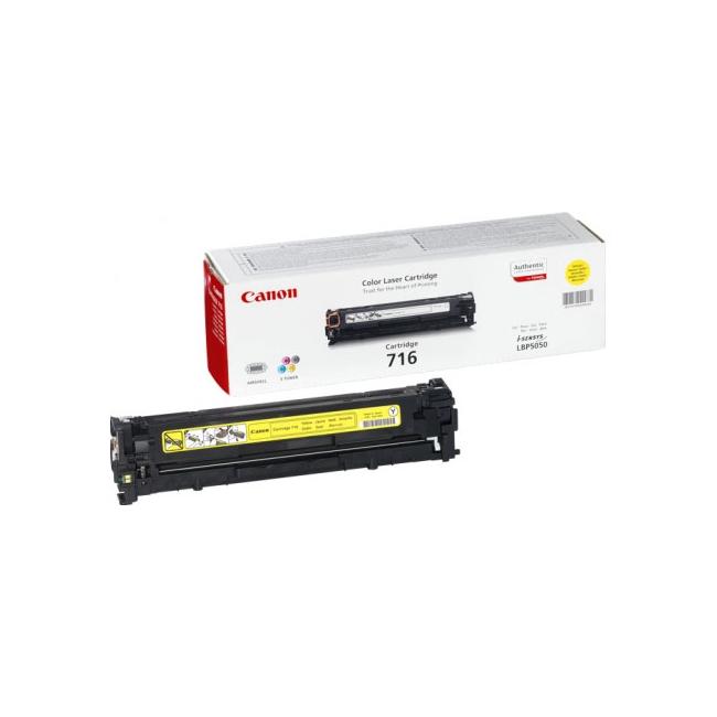 Toner Canon CRG-716 žltý (1 500 str.) pre LBP 5050/5050N/MF 8030CN/8050CN