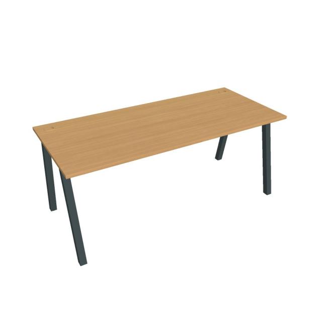 [ON919796] Work table UNI A, 180x75.5x80 cm, beech/black