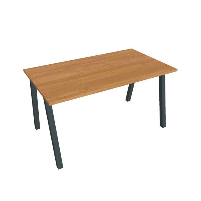 Conference table UNI A, 140x75.5x80 cm, alder/black