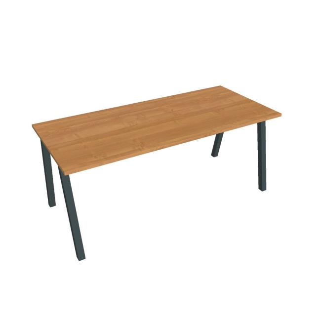 Conference table UNI A, 180x75.5x80 cm, alder/black