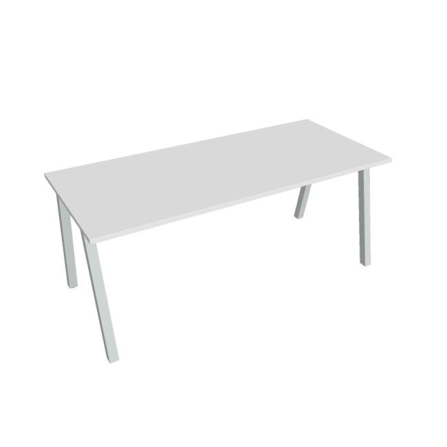 Conference table UNI A, 180x75.5x80 cm, white/grey