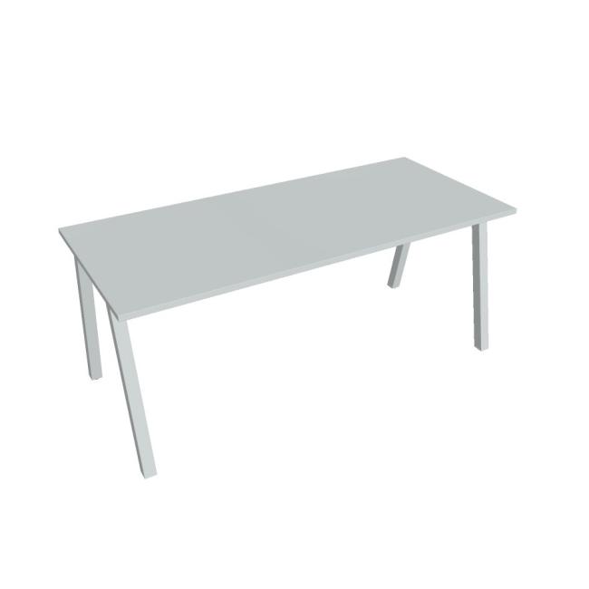 Meeting table UNI A, 180x75.5x80 cm, gray/grey