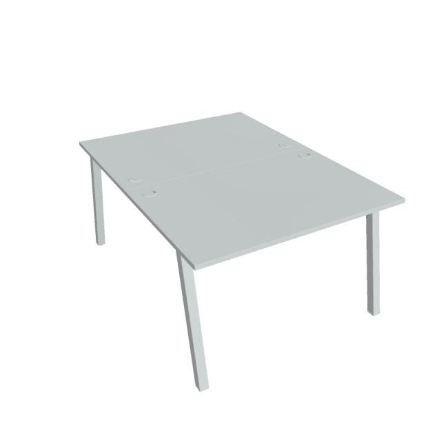 Work table UNI A, 120x75.5x160 cm, gray/grey
