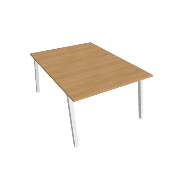 Work table UNI A, 120x75.5x160 cm, oak/white
