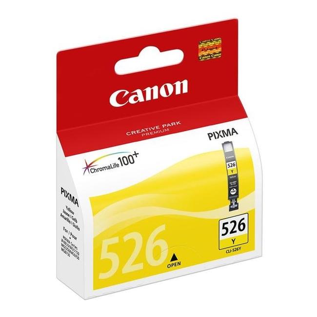Atramentová kazeta Canon CLI-526 pre MG 5150/5250/6150/8150 žltá (450 strán)