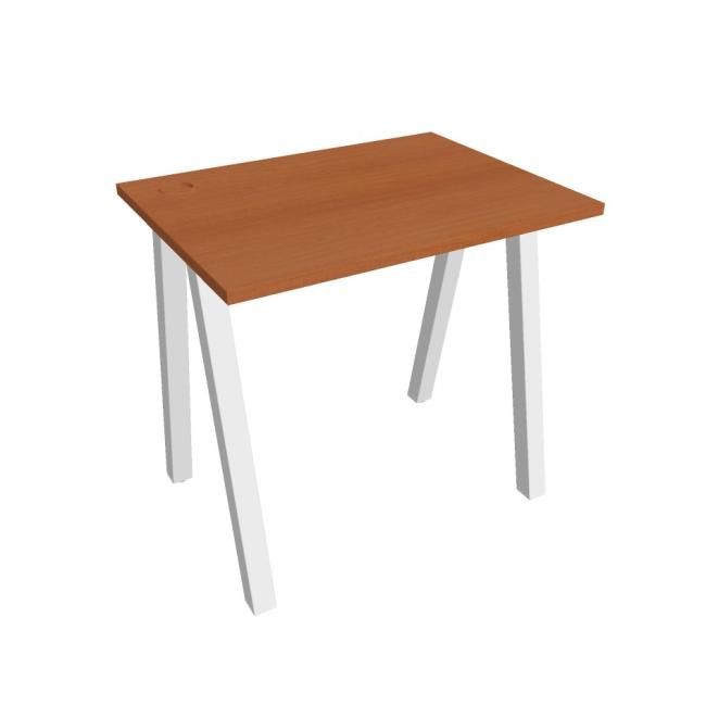 Work table UNI A, 80x75.5x60 cm, cherry/white