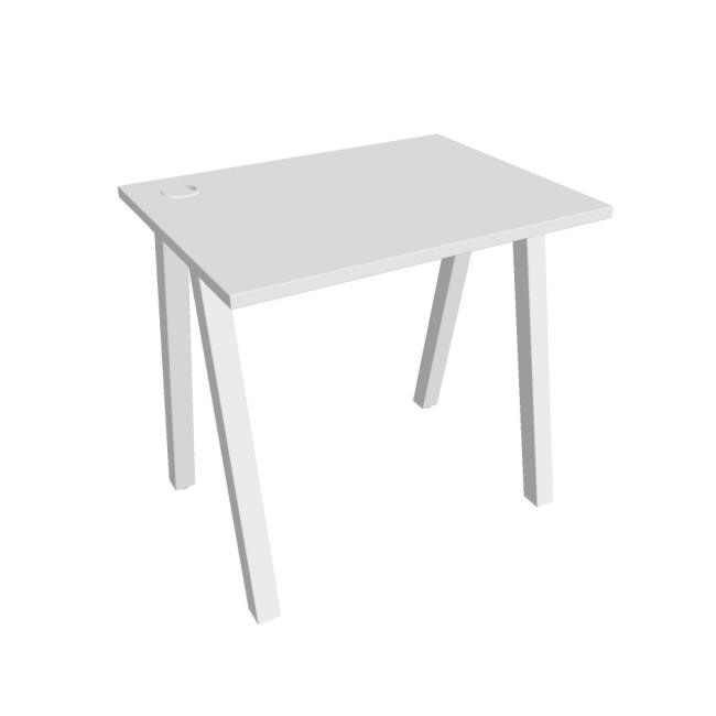 Work table UNI A, 80x75.5x60 cm, white/white