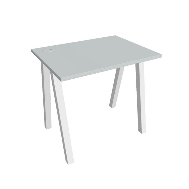 Work table UNI A, 80x75.5x60 cm, grey/white