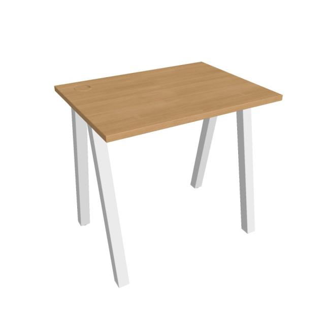 Work table UNI A, 80x75.5x60 cm, oak/white