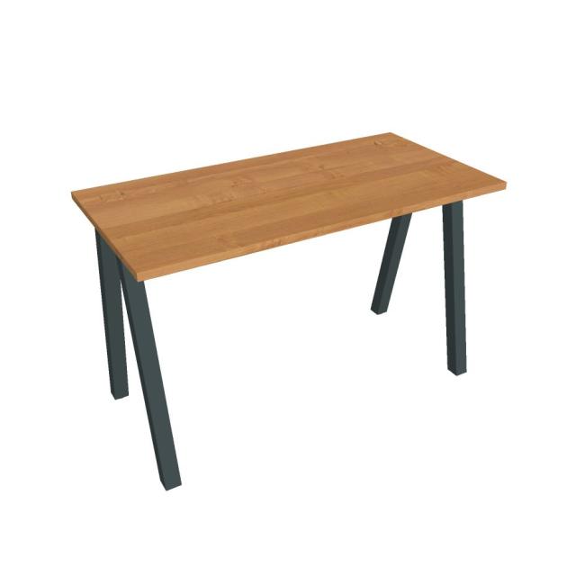 Work table UNI A, 120x75.5x60 cm, alder/black