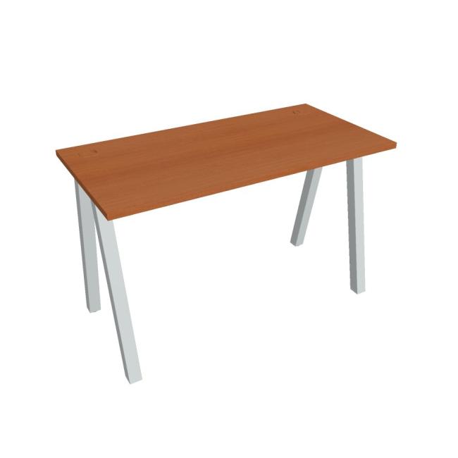 Work table UNI A, 120x75.5x60 cm, cherry/grey