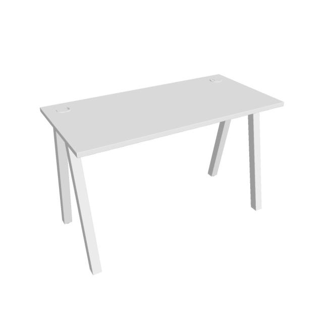 Work table UNI A, 120x75.5x60 cm, white/white