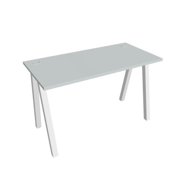 Work table UNI A, 120x75.5x60 cm, grey/white