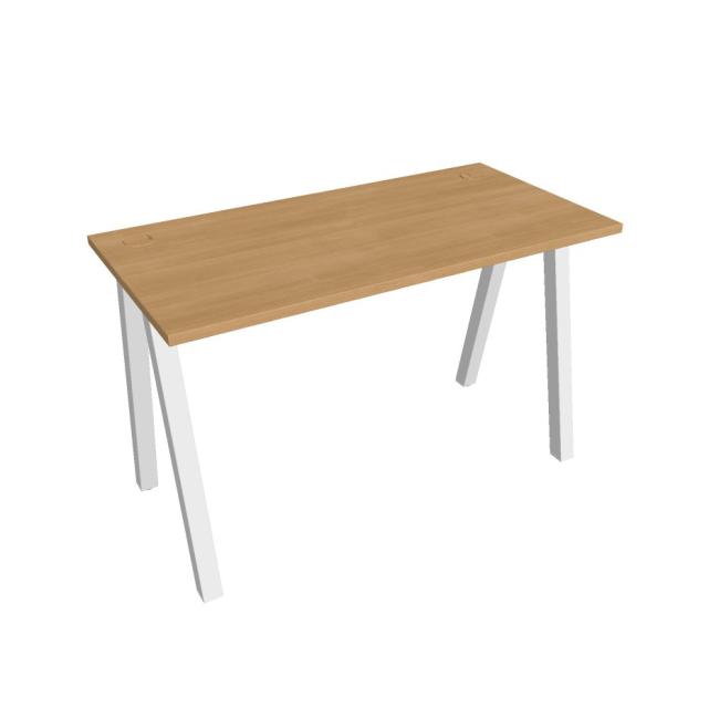 Work table UNI A, 120x75.5x60 cm, oak/white