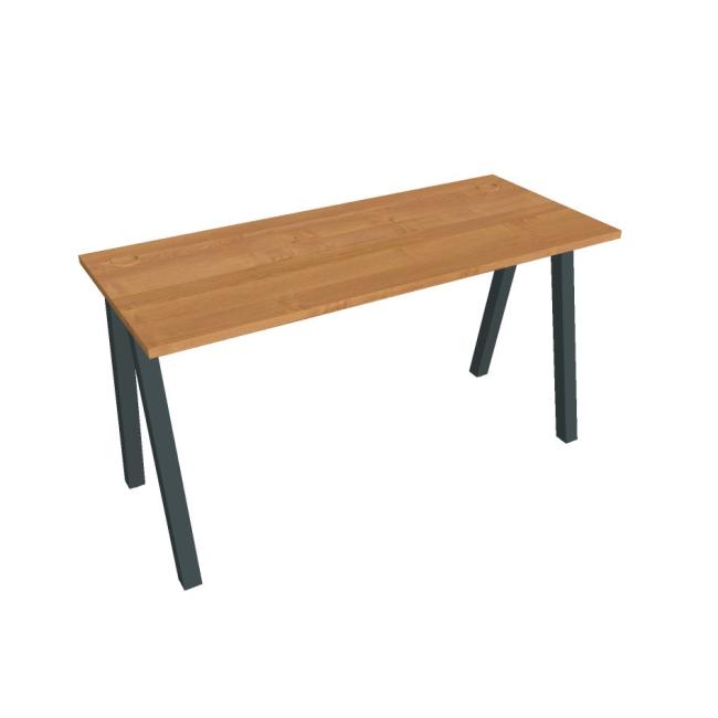 Work table UNI A, 140x75.5x60 cm, alder/black