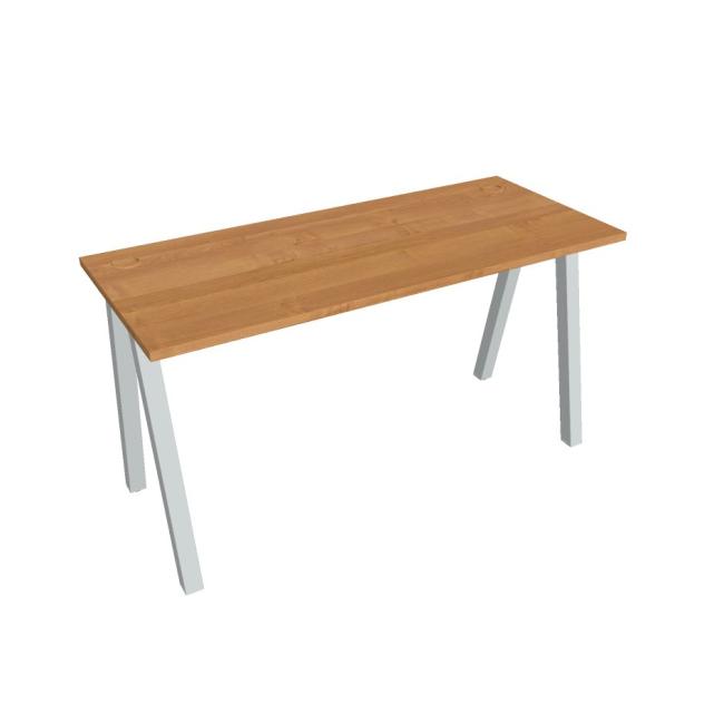 Work table UNI A, 140x75.5x60 cm, alder/grey