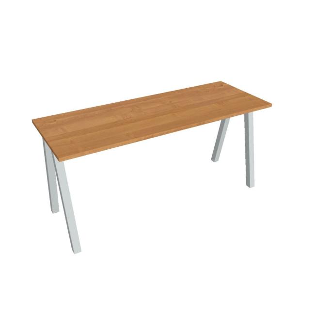 Work table UNI A, 160x75.5x60 cm, alder/grey