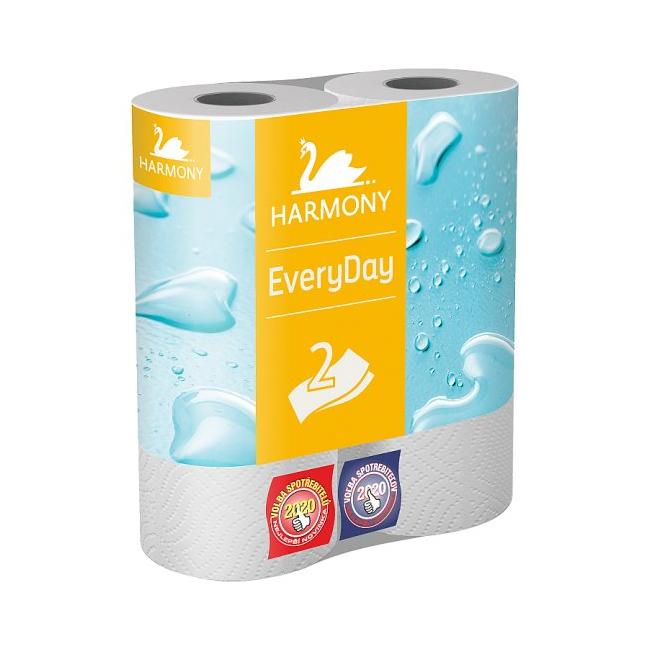 Kitchen towels 2-layer HARMONY Everyday/Praktik, roll 11 m (2 pcs)