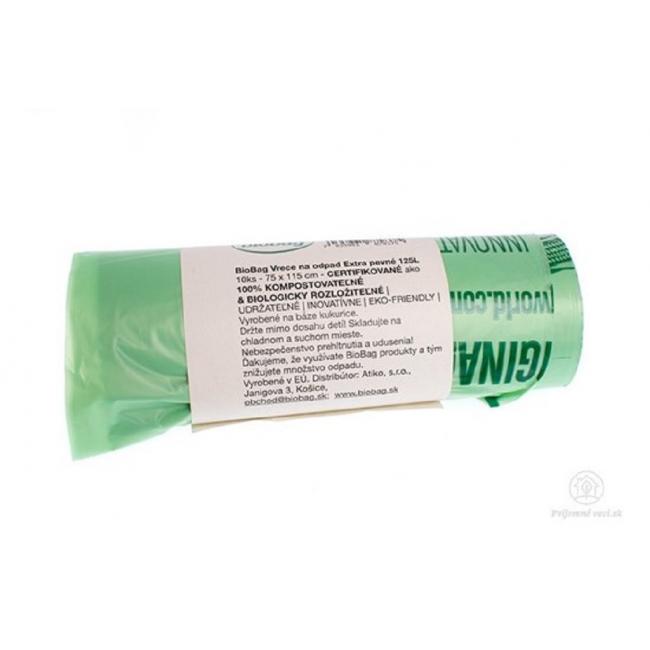 [HY760125] Compostable bags BioBag for waste 125 ℓ extra strong 10 pcs