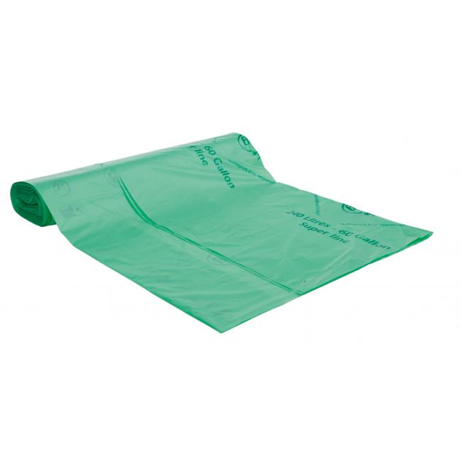 [HY760240] BioBag compostable waste bags 240 ℓ extra strong 12 pcs