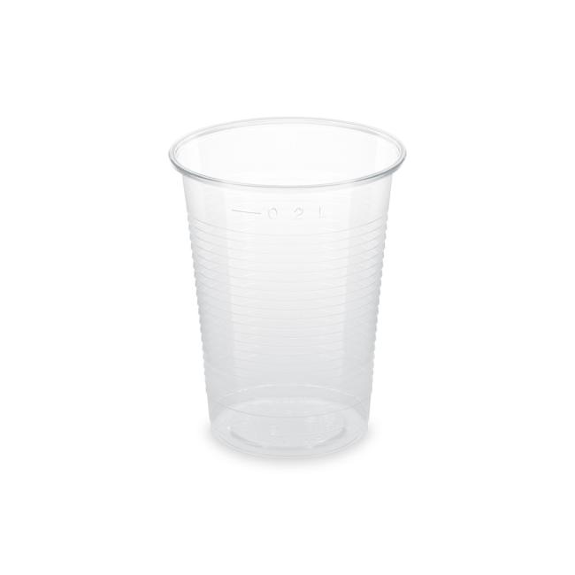 [HY763020] Transparent cup made of BIO plastic (PLA) 200 ml (100 pcs.)