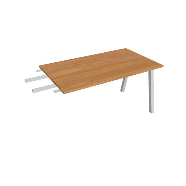 Work table UNI A, vertically chained, 140x75.5x80 cm, alder/grey