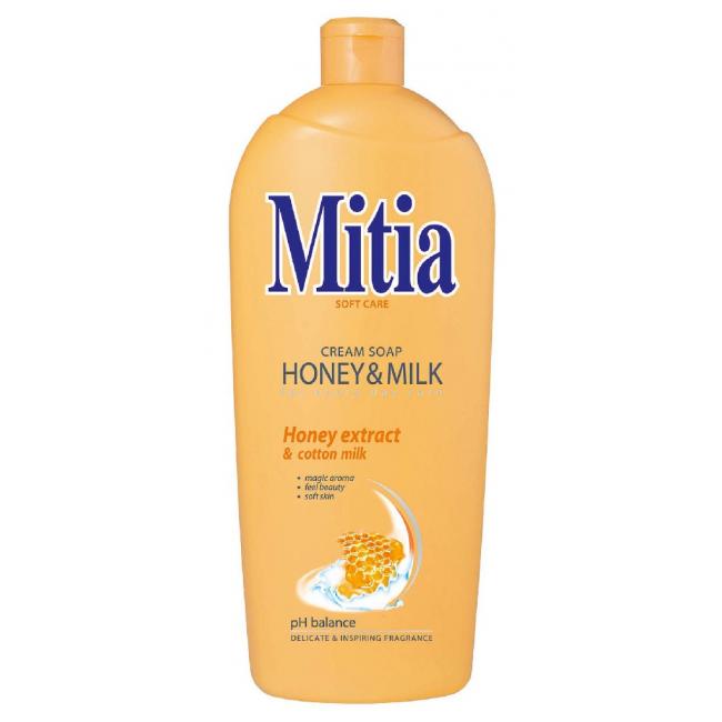 Mitia tekuté mydlo 1 l - Med&Milk