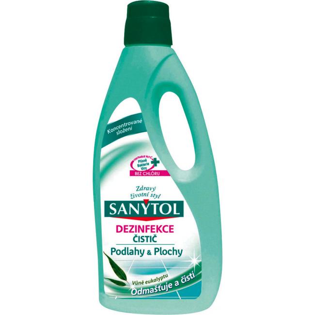 Sanytol disinfectant cleaner for floors and surfaces 1 l eucalyptus