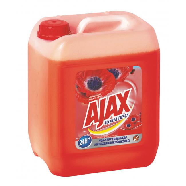 [HY773079] Ajax for floors Floral Fiesta 5 l Red flowers (red)