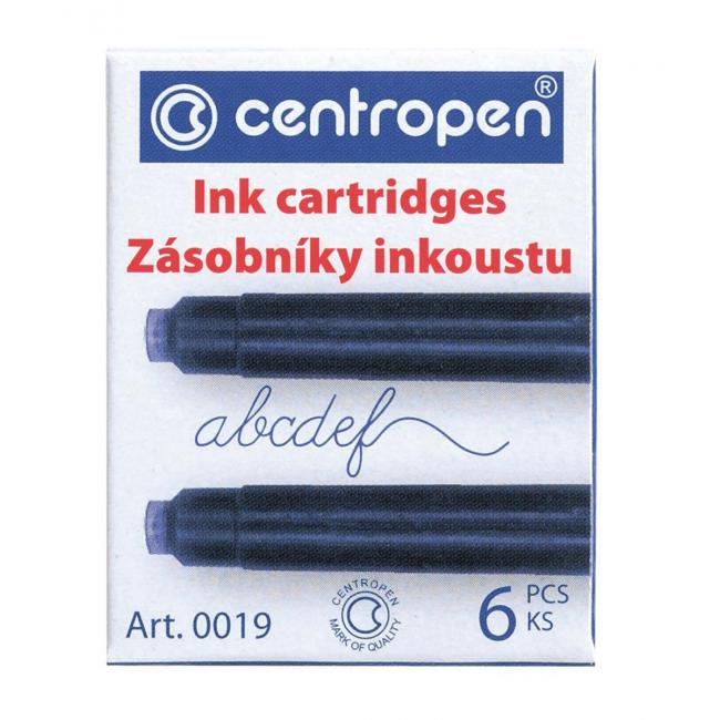[CE001906] Atramentové kazety Centropen 0019, 6 ks