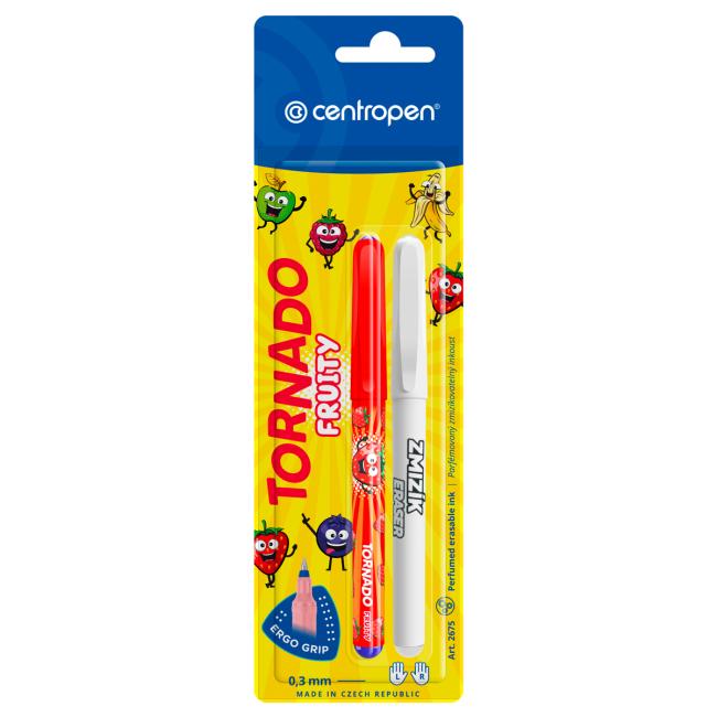 [CE002675] Ballpoint pen 2675/2 BL Tornado Fruity+disappearing color mix