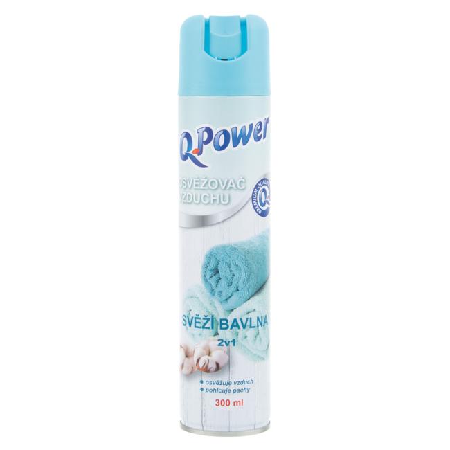 [HY811866] Q-Power osviežovač vzduchu v spreji 300 ml - Bavlna