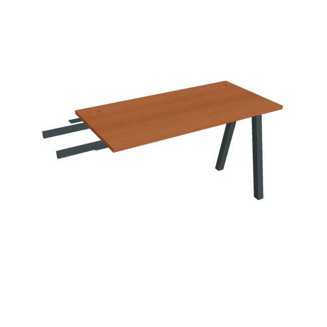 Work table UNI A, vertically chained, 120x75.5x60 cm, cherry/black