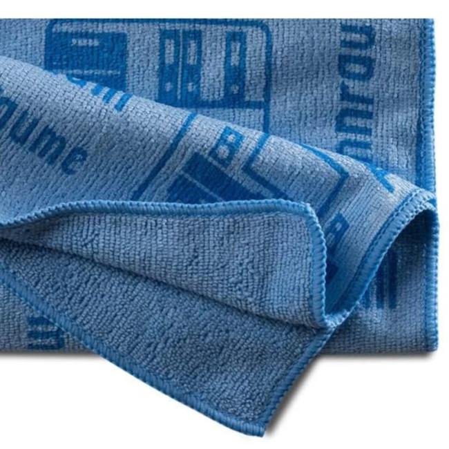 Microfiber towel 40 x 40 cm BLUE