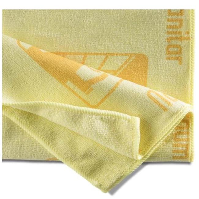 Microfiber towel 40 x 40 cm YELLOW