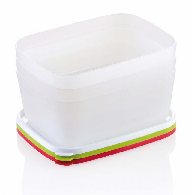 Zdravé dózy PURITY do mrazničky 1l 3 ks